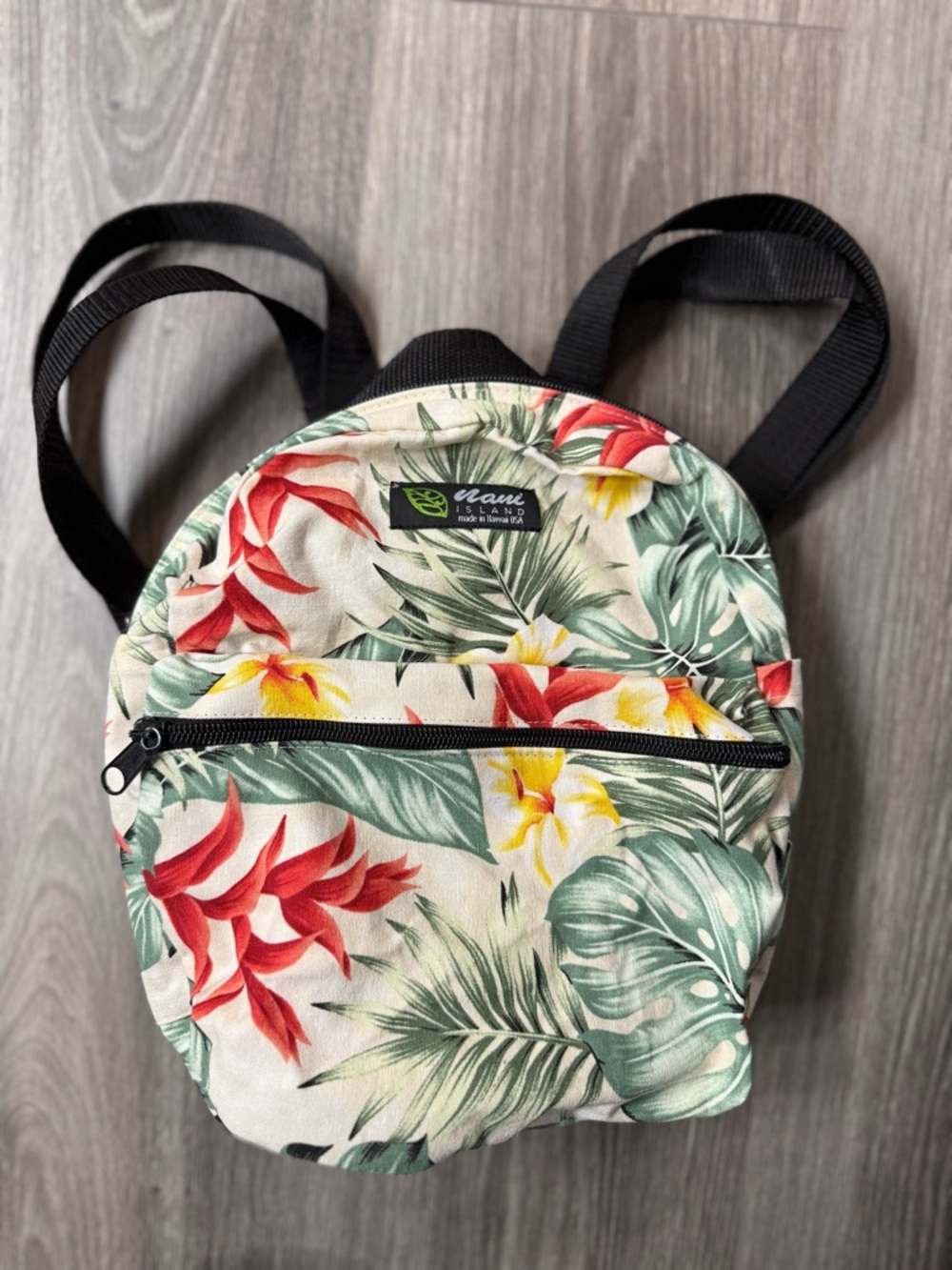 Nani Island Made Hawaii Mini Backpack Tropical Floral Aesthetic Y2K Festival Bag